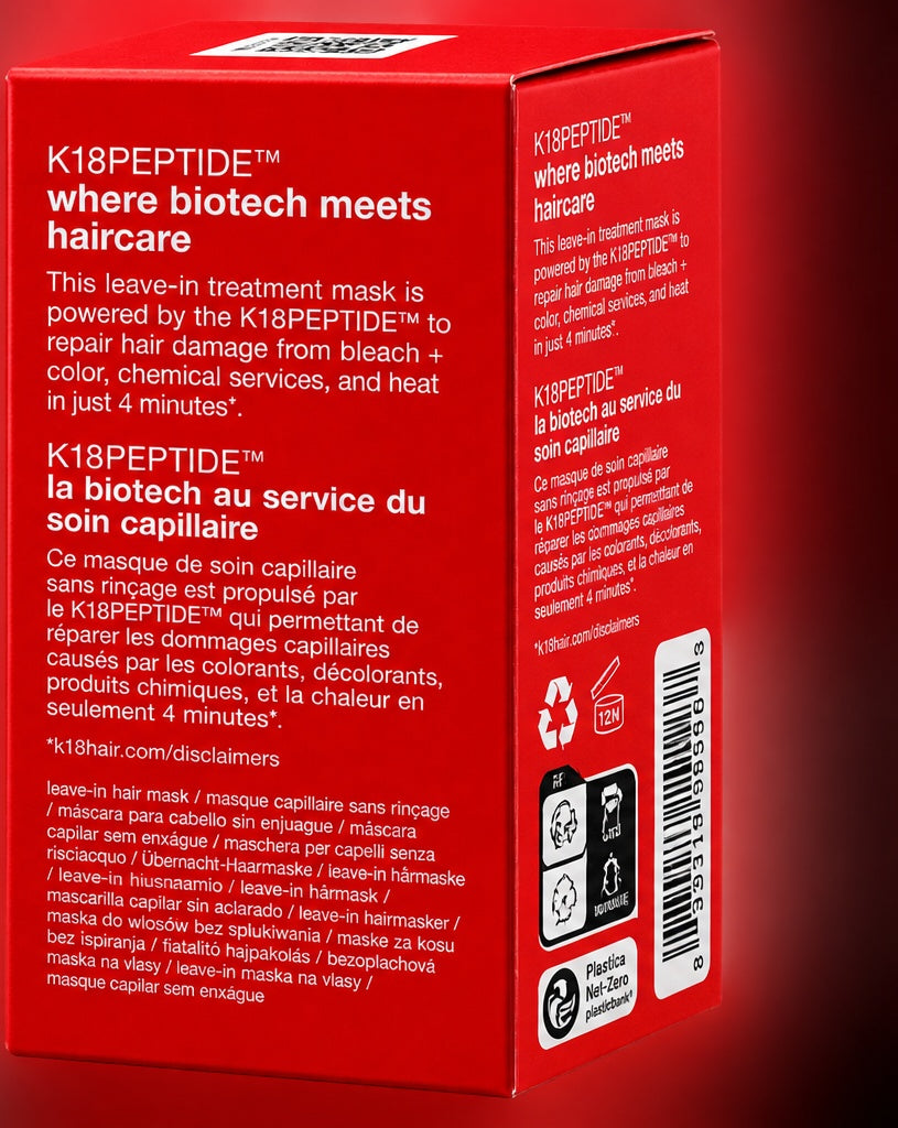 K18 Masque Réparateur Moléculaire Leave-In — Traitement 4 Minutes